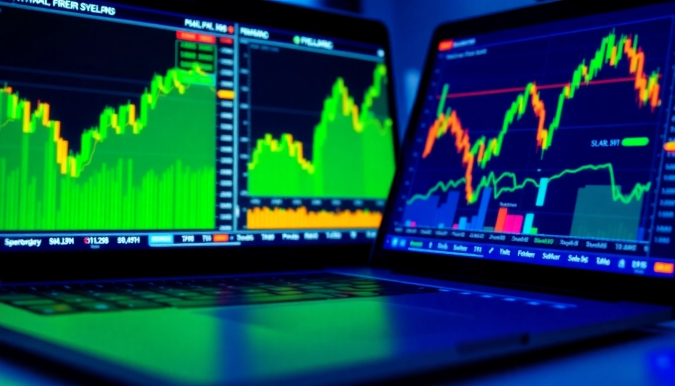 Comprehensive online trading guide featuring stock charts and financial data for traders