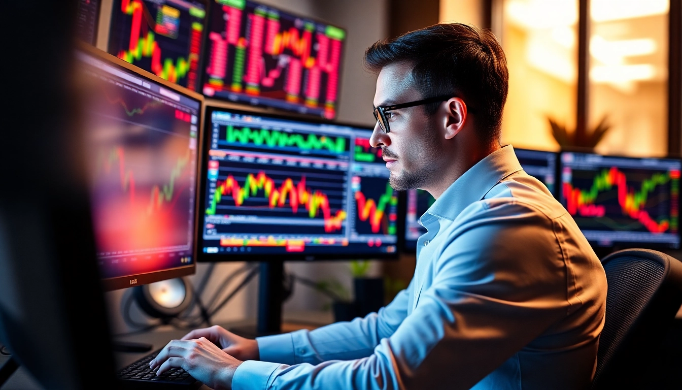 Trading view interface displaying detailed market charts with clear indicators for traders and