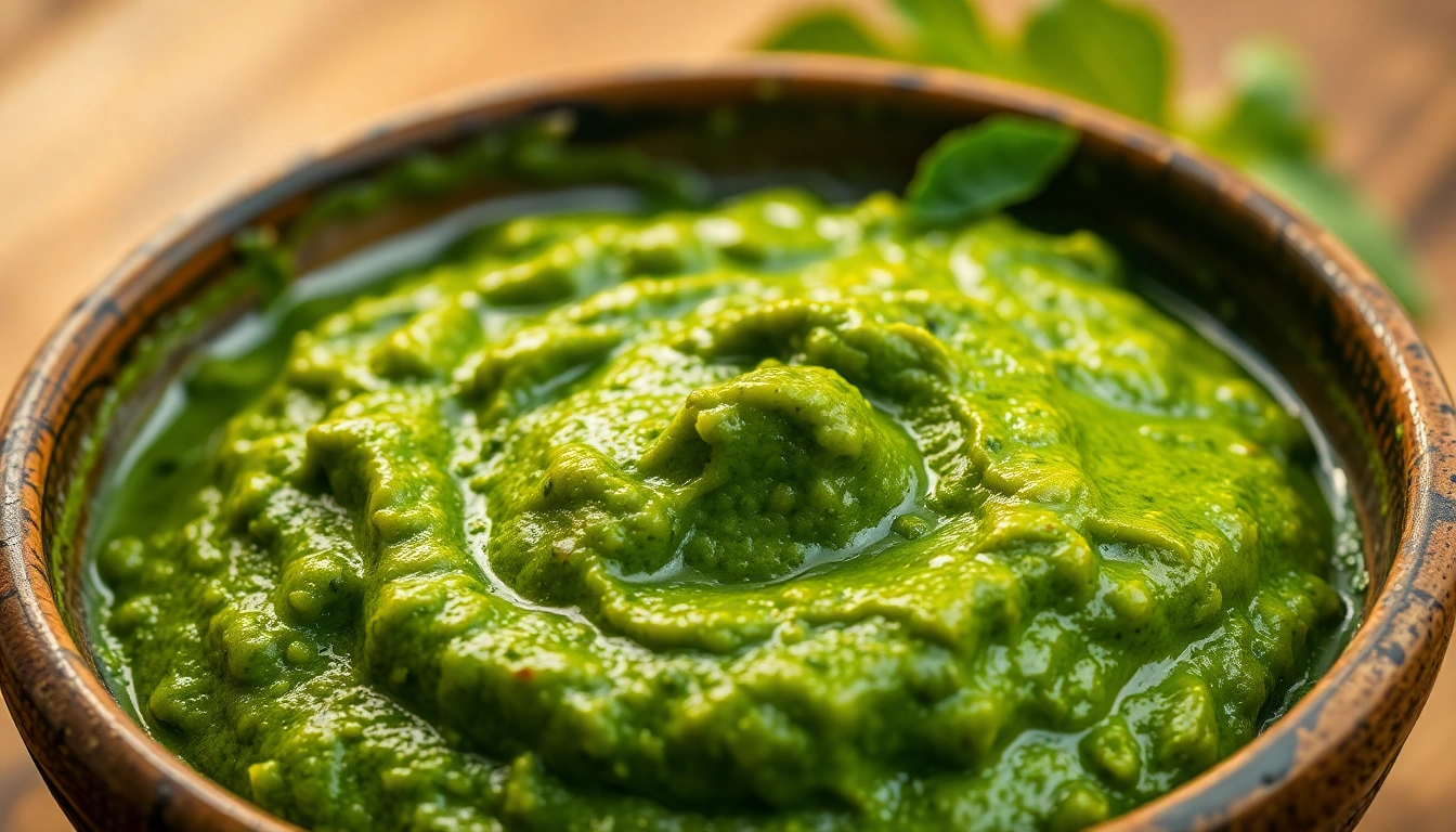 Fresh Green Masala Paste being prepared in a traditional kitchen for authentic cooking and